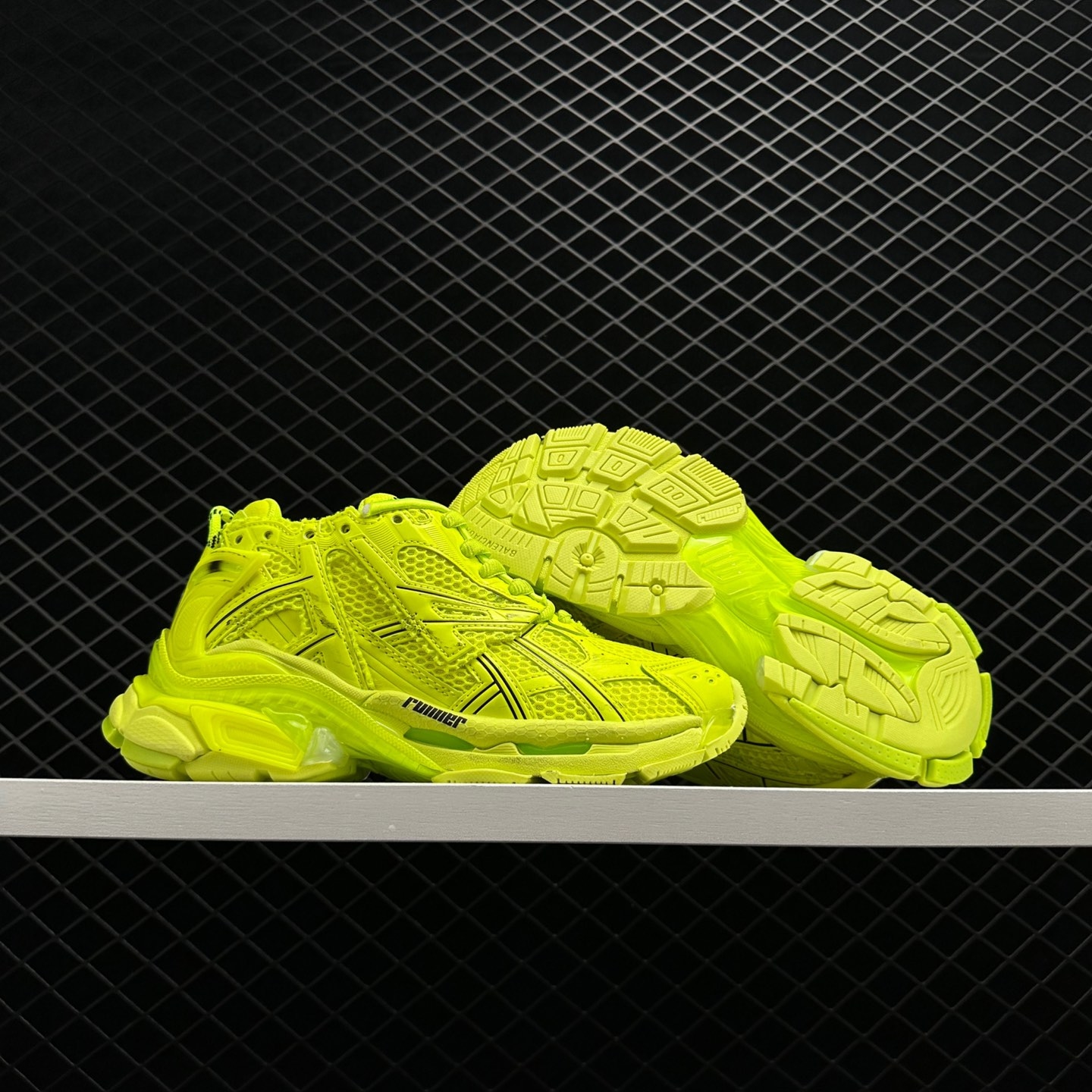 Balenciaga Runner Sneaker Fluo Yellow 677403 W3RB4 7510 | Official Store