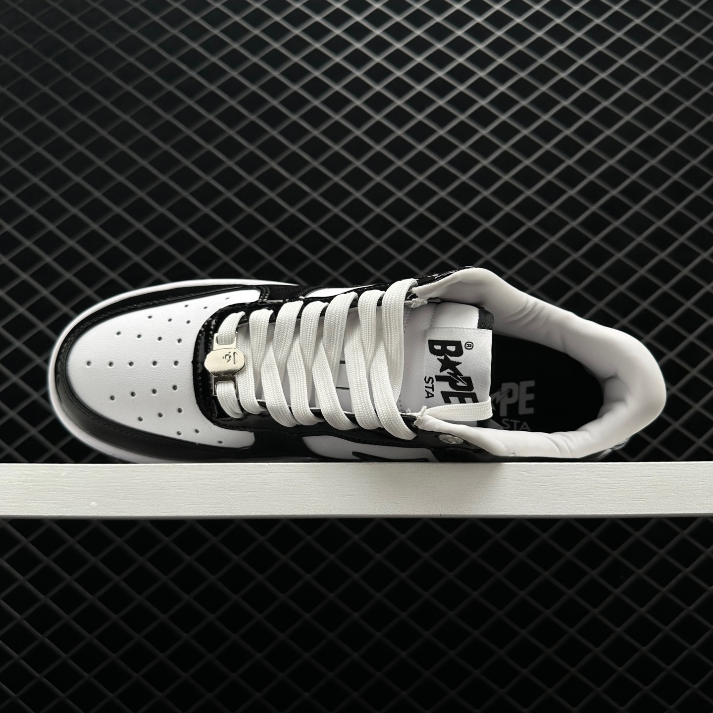 A BATHING APE Bape Sta Black White 1I70191002 BLK - Premium Sneakers for Fashion Enthusiasts A BATHING APE Bape Sta Black White 1I70191002 BLK - Premium Sneakers for Fashion Enthusiasts