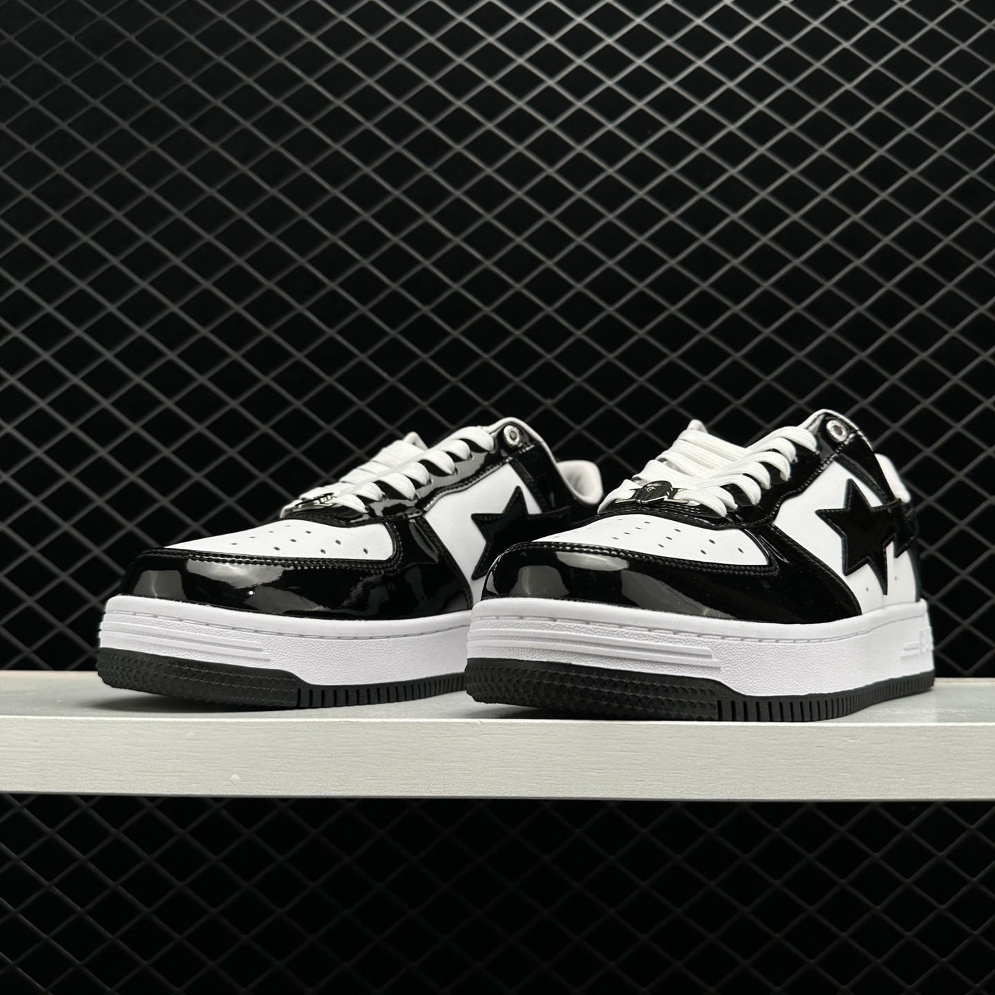 A BATHING APE Bape Sta Black White 1I70191002 BLK - Premium Sneakers for Fashion Enthusiasts A BATHING APE Bape Sta Black White 1I70191002 BLK - Premium Sneakers for Fashion Enthusiasts