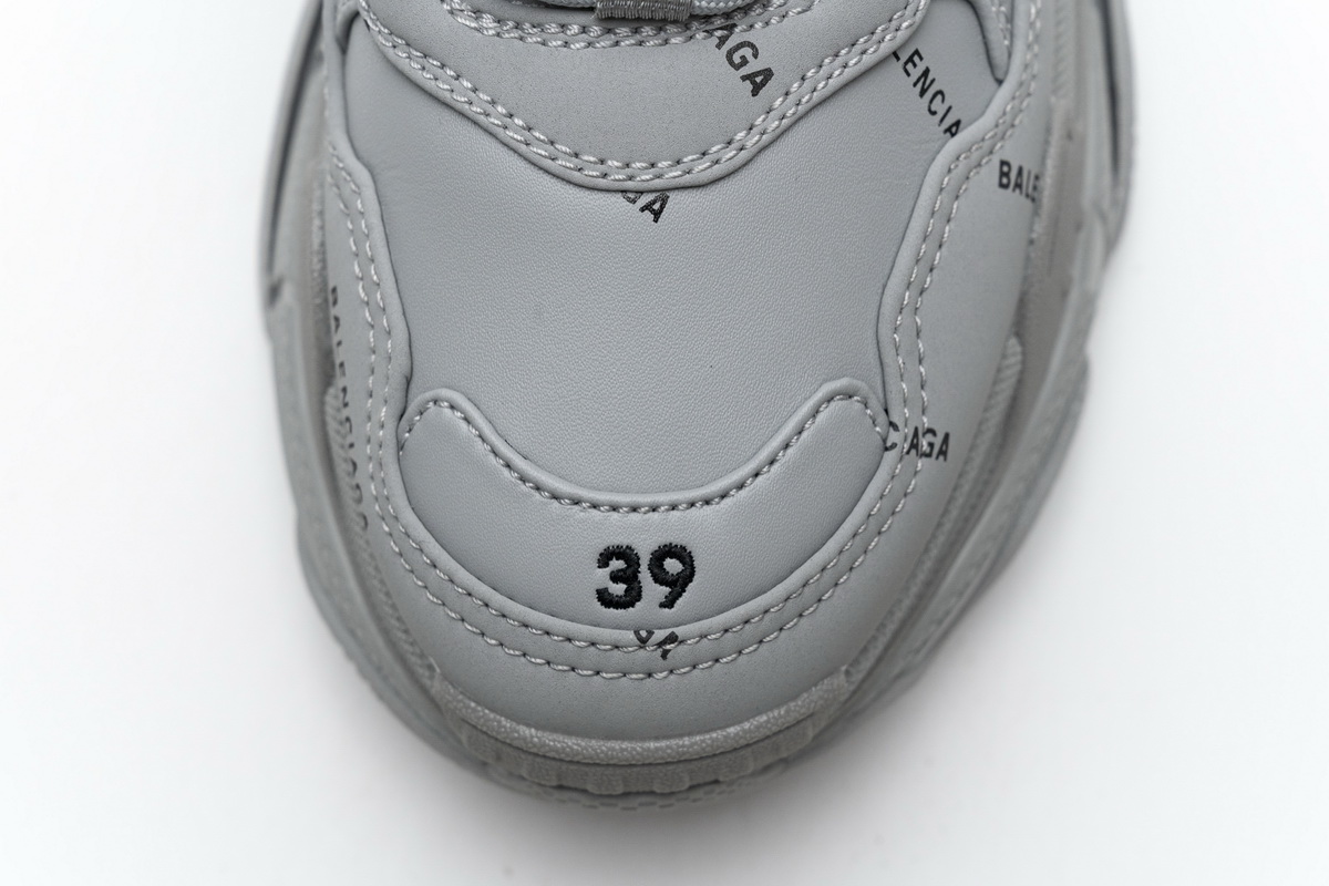 Balenciaga Triple S Sneaker 'Allover Logo - Grey' 536737 W2FA1 1210. Limited Edition!