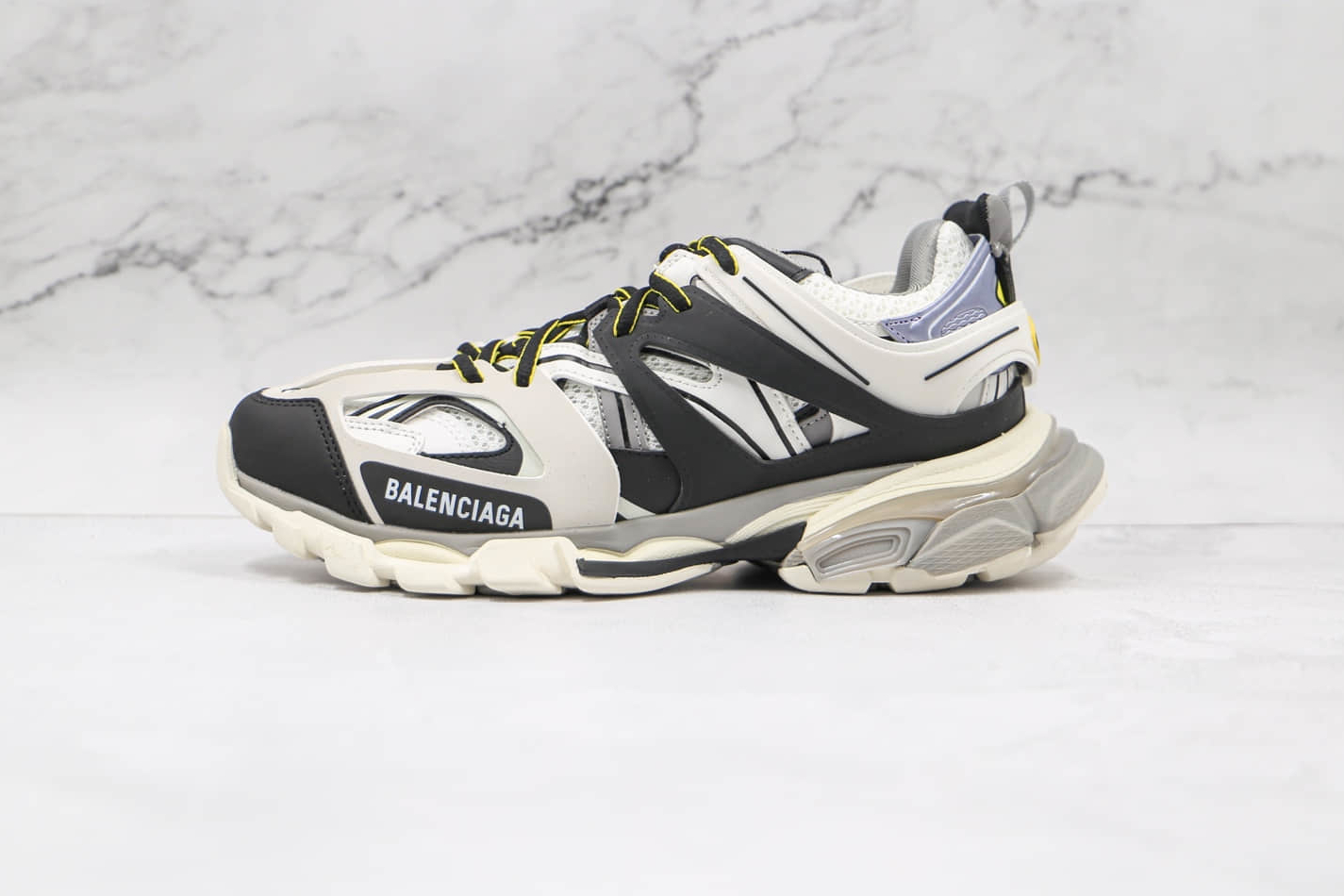 Shop the Stylish Balenciaga Track.2 Trainer 'White Black' 542023W3AD11225 for Ultimate Comfort and Fashion Forward Look