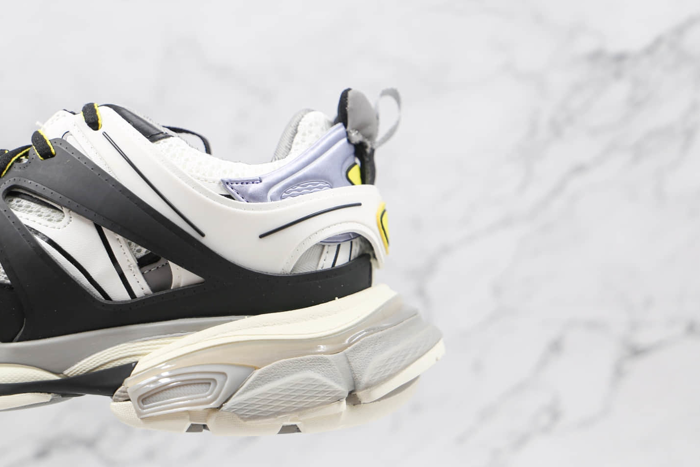 Shop the Stylish Balenciaga Track.2 Trainer 'White Black' 542023W3AD11225 for Ultimate Comfort and Fashion Forward Look