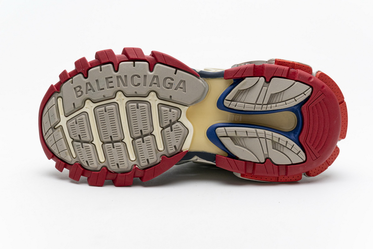 Balenciaga Track 2 Sneaker Beige Blue 570391 W2GN2 8570 - Stylish and Comfy Footwear