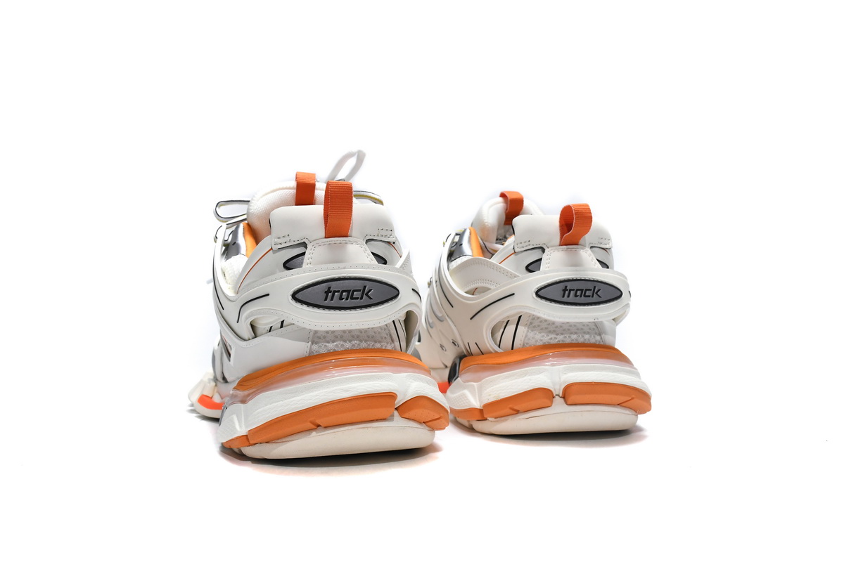 Balenciaga Track Trainer White Orange 542436 W1GB1 9059 | Online Store