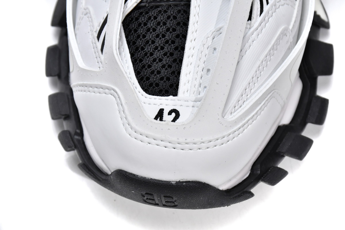 Balenciaga Track Sneaker 'White Black' 542023 W1GC4 9010 - Classic Design with Modern Appeal