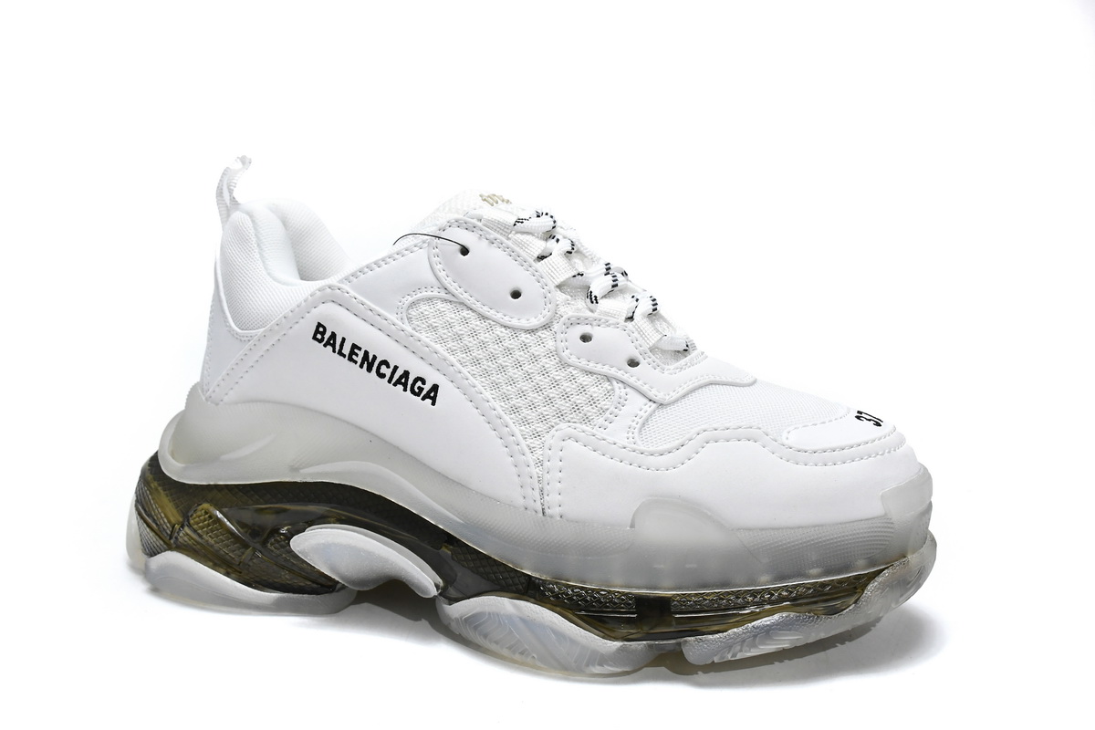 Balenciaga Triple S White Carbon Ash 544351 W0901 9001 | Shop Stylish Sneakers