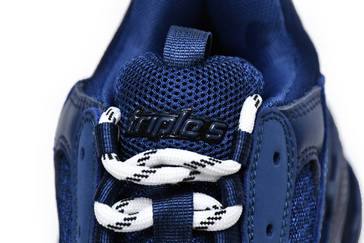 Balenciaga Triple S Sneaker 'Navy' 541624 W091 4107 - Stylish and Versatile Footwear