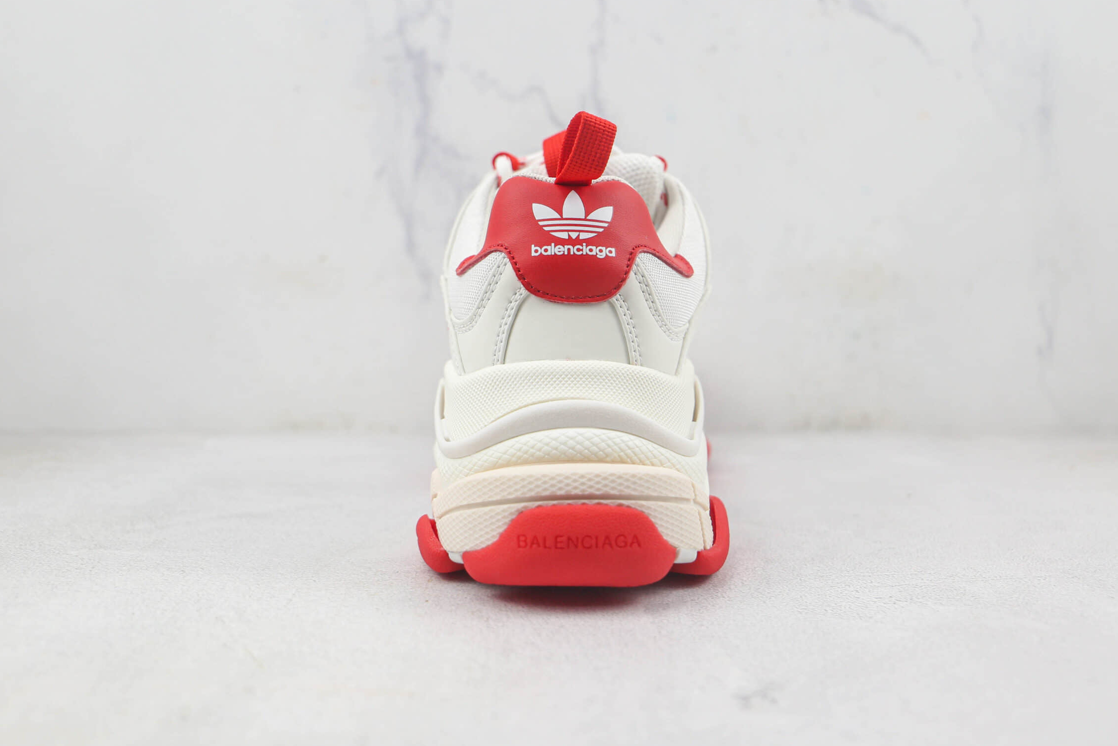 Balenciaga X Adidas Triple S White Red IF0166 - Stylish and Sleek Footwear by Renowned Brands