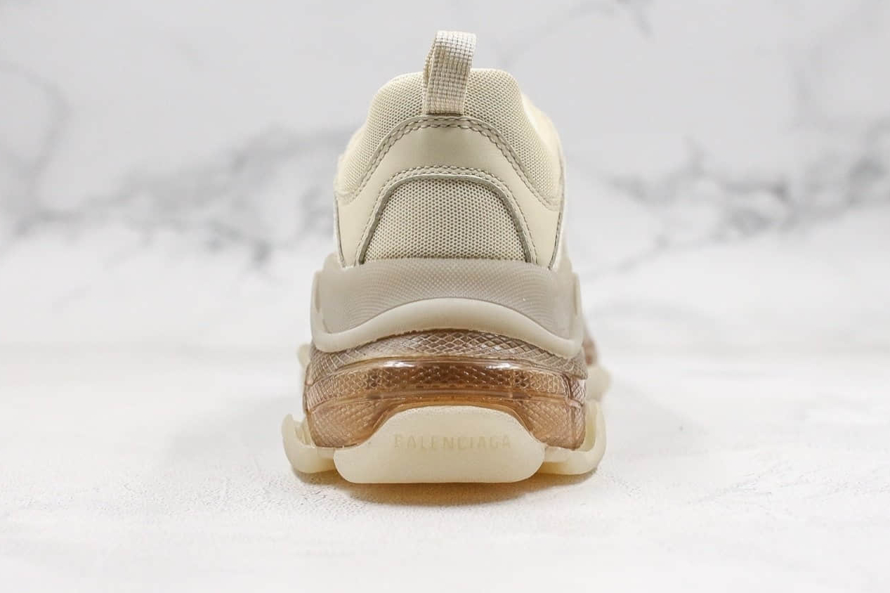 Balenciaga Triple S VNTGChunky Shoes Beige 544351W2GA19710 - Classic Vintage Style for Fashion Enthusiasts