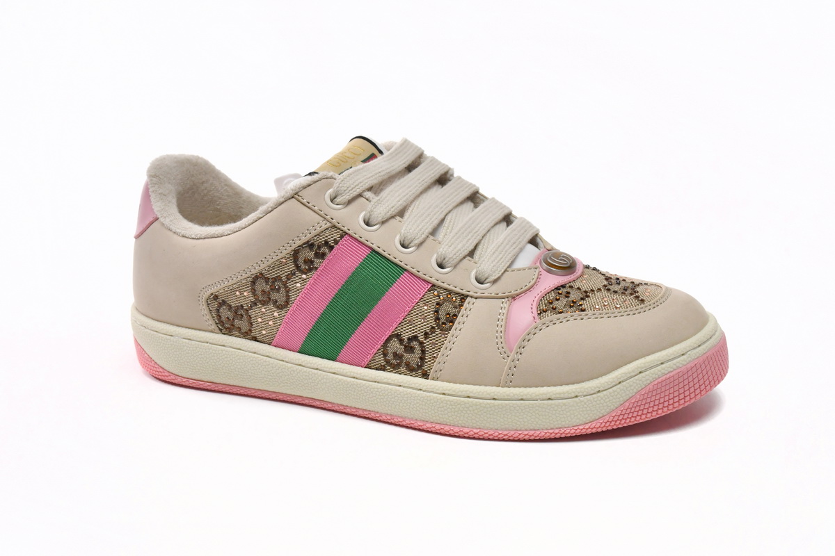 Gucci Wmns GG Screener 'GG Canvas - Beige Pink' 9SFR0 2587 - Shop the Latest Collection Online!