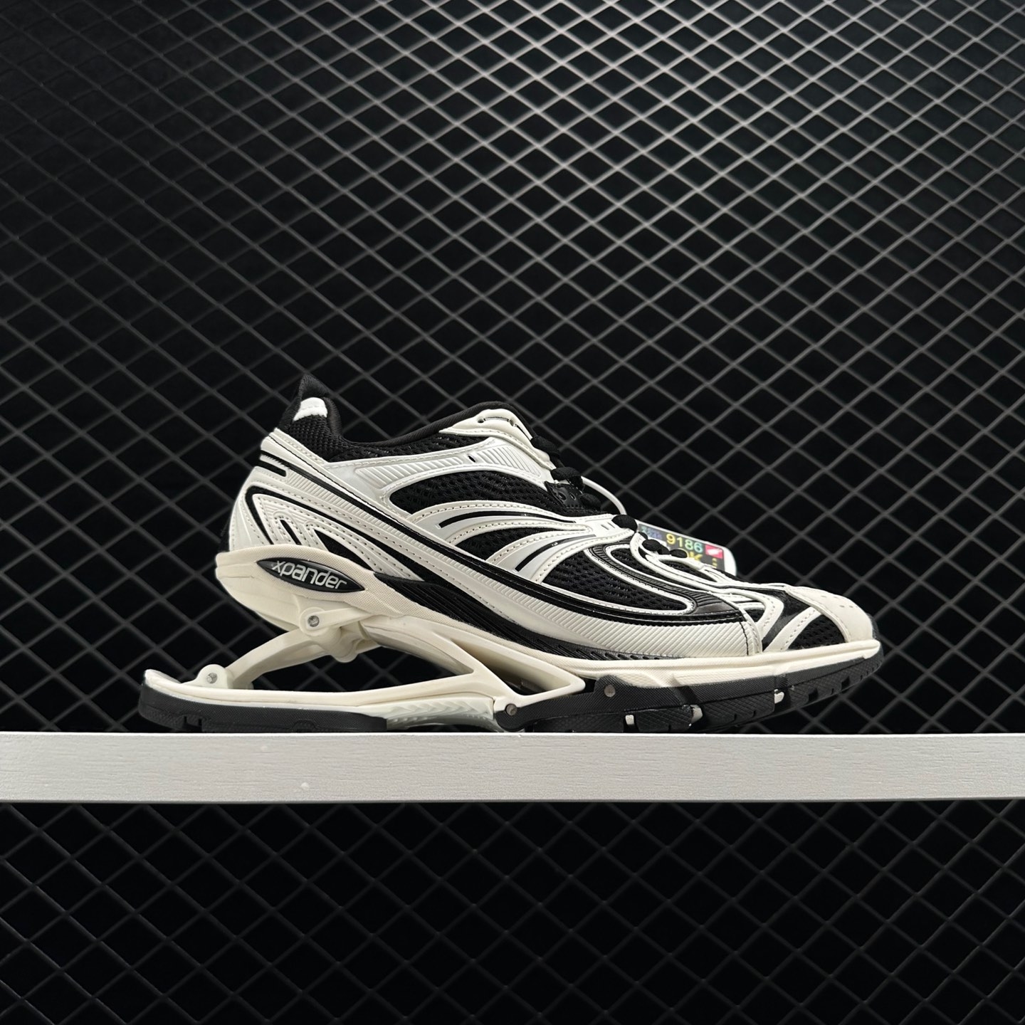 Balenciaga WHITE 'X-PANDER' Wedge Sneakers 653871 W2RA9-9010 – Stylish and Trendy Footwear for Women