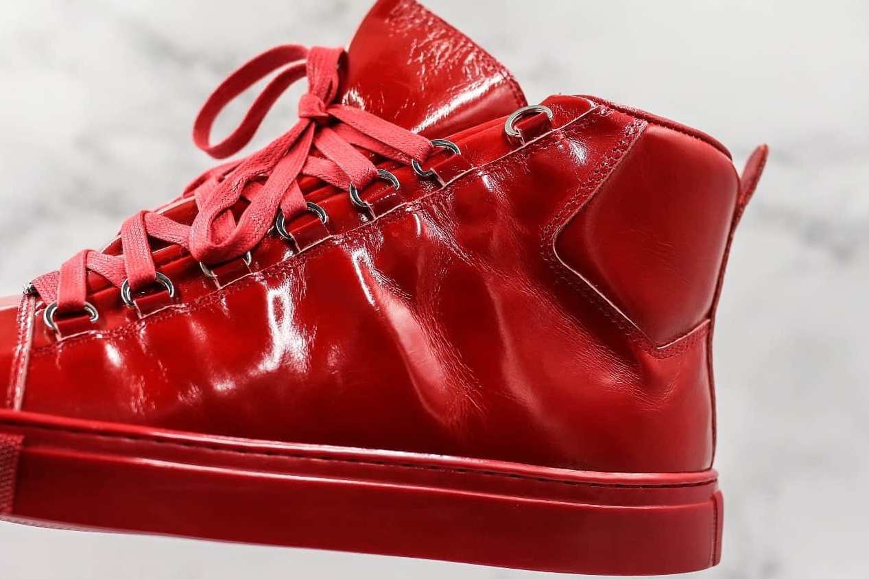 Balenciaga Area High Red 412381WAY406212 - Iconic Design with Bold Red Color
