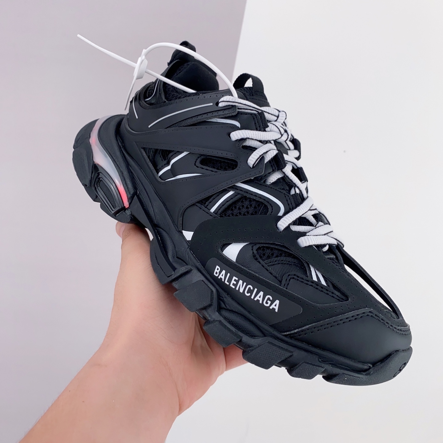 Shop the Sleek Balenciaga Track Sneakers Black 542023W3AC11090 Now!