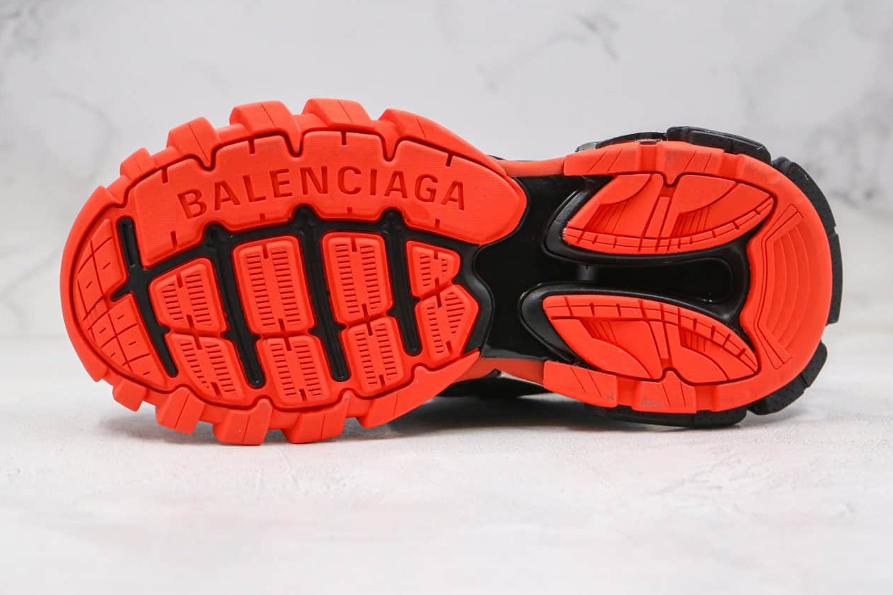 Balenciaga Track.2 Trainer Black Red Grey 568614W2GN31350 - Sleek and Stylish Athletic Footwear