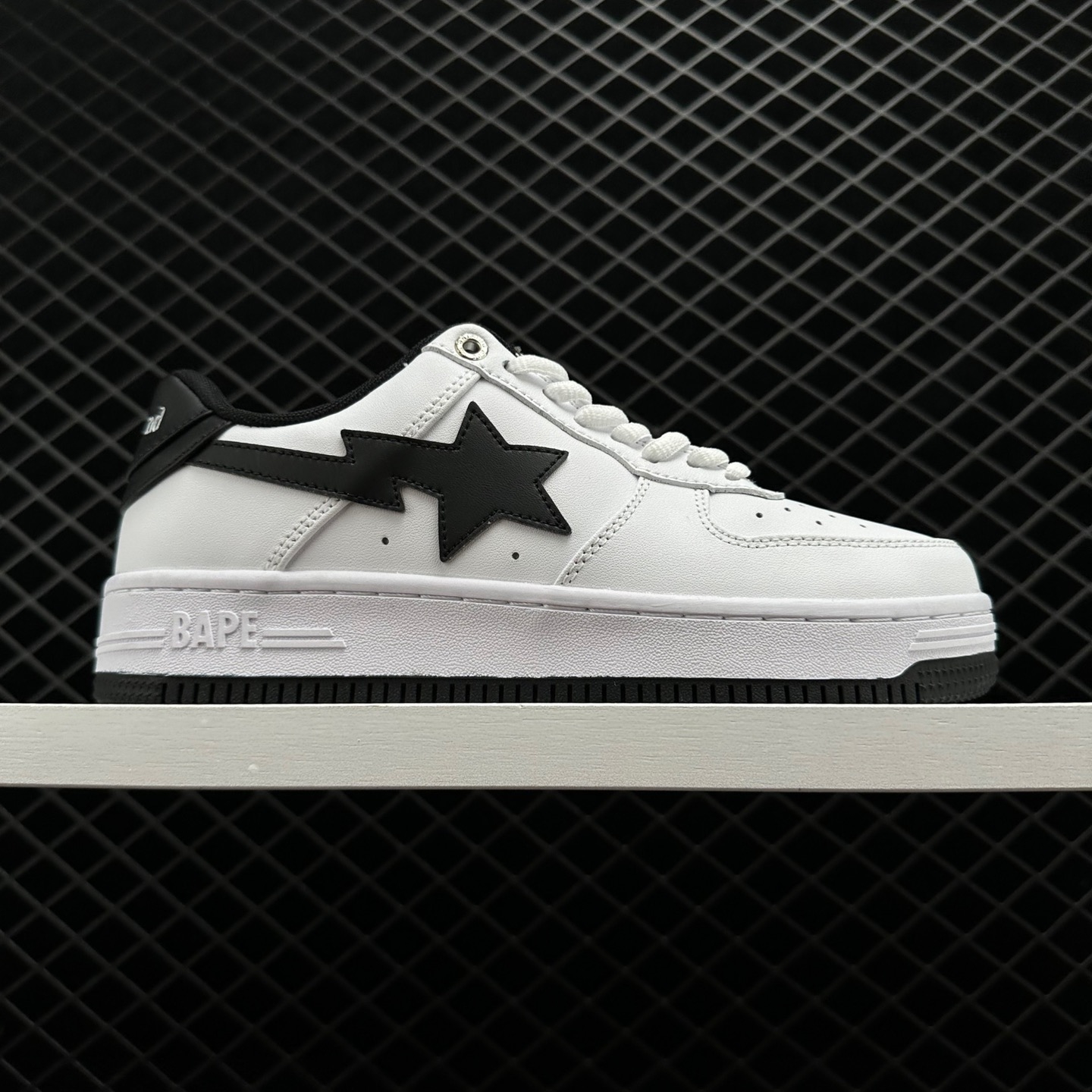 A BATHING APE Bape Sta x JJJJound 'Black White' 1I73-191-912 - Limited Edition Streetwear Sneakers
