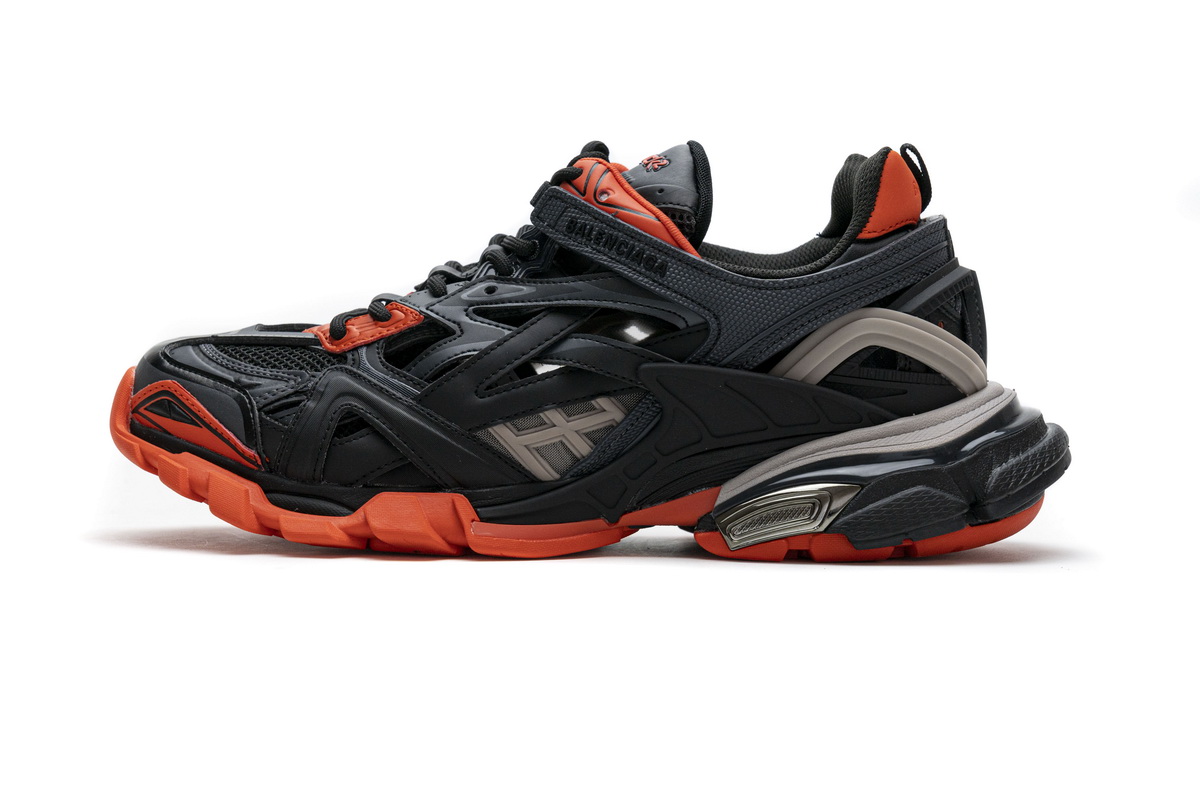 Balenciaga Track 2 Sneaker Dark Grey Orange 570391 W2GN1 2002 - Stylish and Trendy Footwear