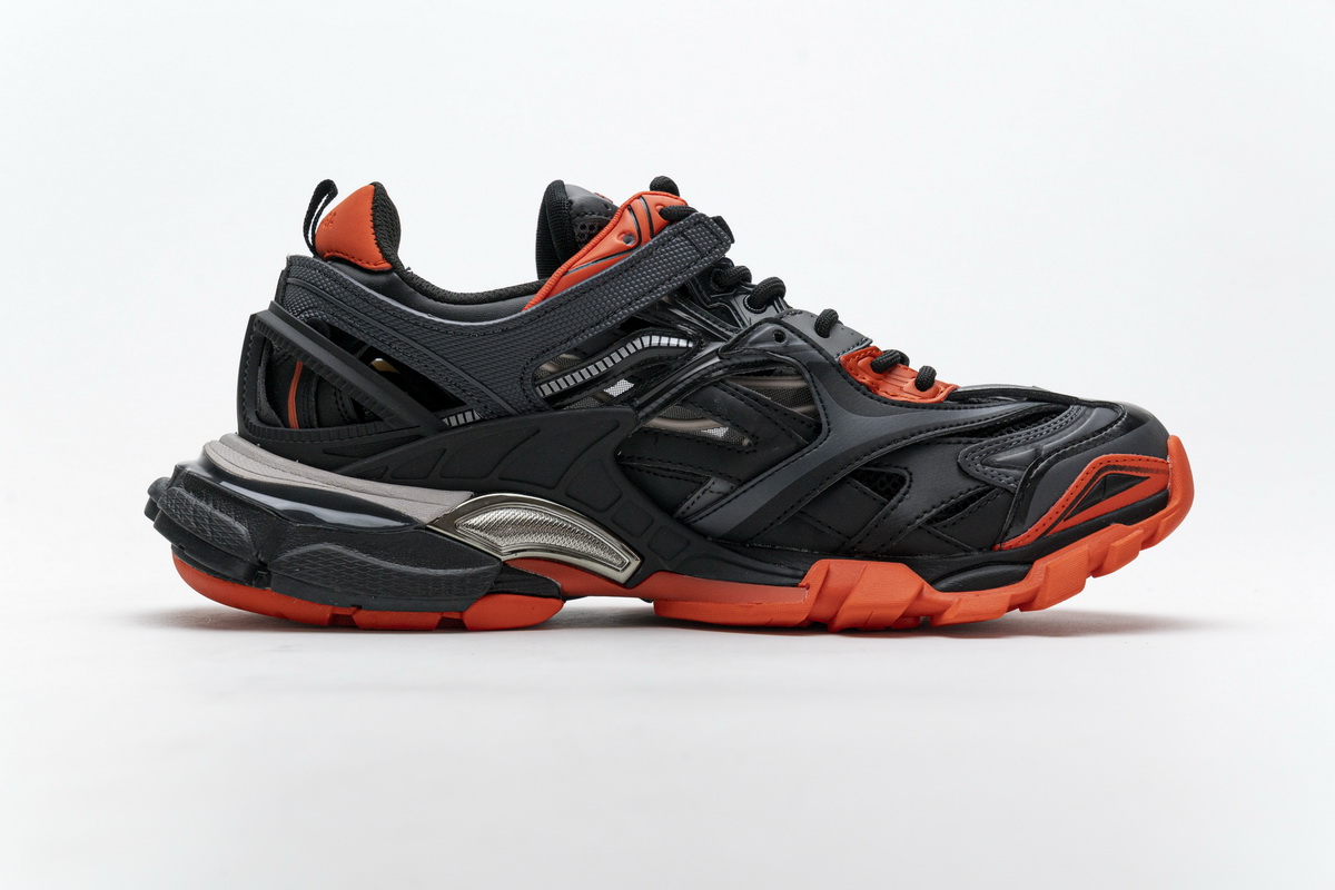Balenciaga Track 2 Sneaker Dark Grey Orange 570391 W2GN1 2002 - Stylish and Trendy Footwear