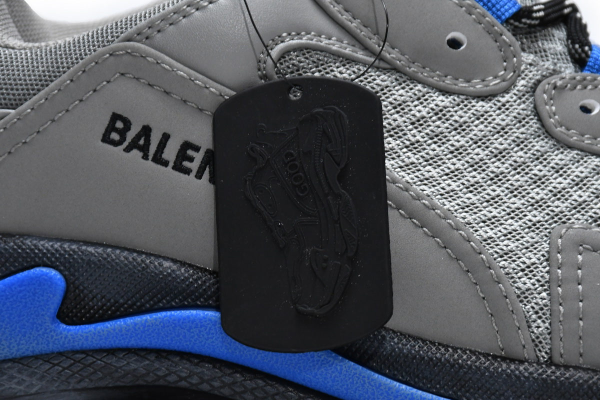 Balenciaga Triple S Grey Sapphire 536737 W09ON1 9018 - Authentic Luxury Sneakers
