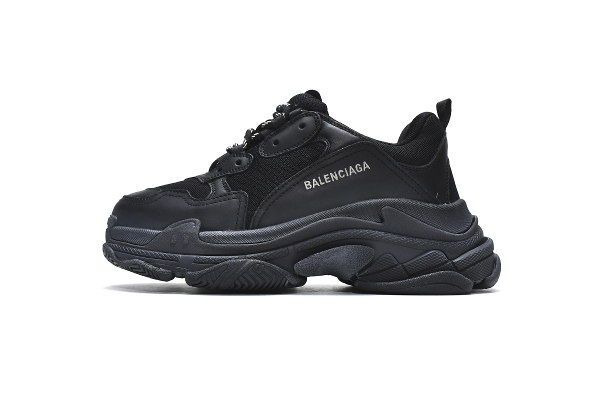 Balenciaga Triple S Triple Black (2018 Reissue) Pre-Distressed | Shop Now!