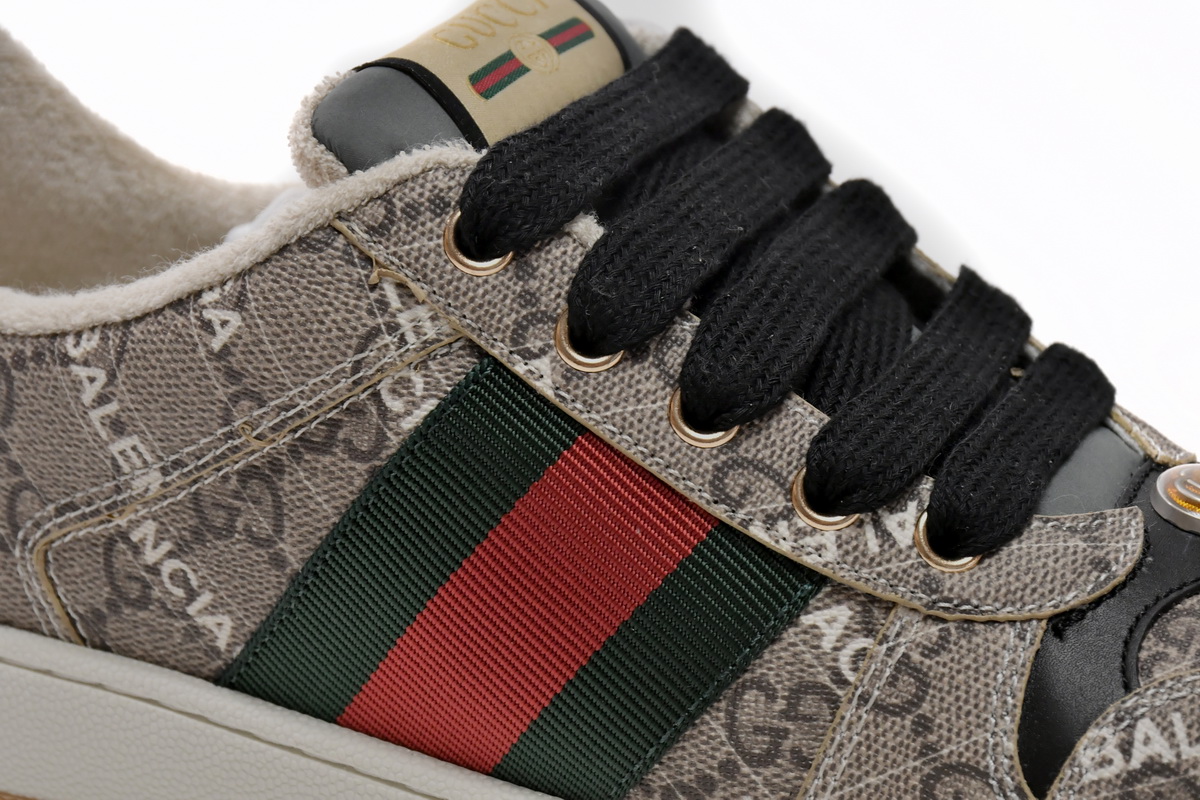 Cocosneakers Balenciaga x Gucci Screener GG Black Red 674530 9SFR8 - Limited Edition Sneakers Cocosneakers Balenciaga x Gucci Screener GG Black Red 674530 9SFR8 - Limited Edition Sneakers
