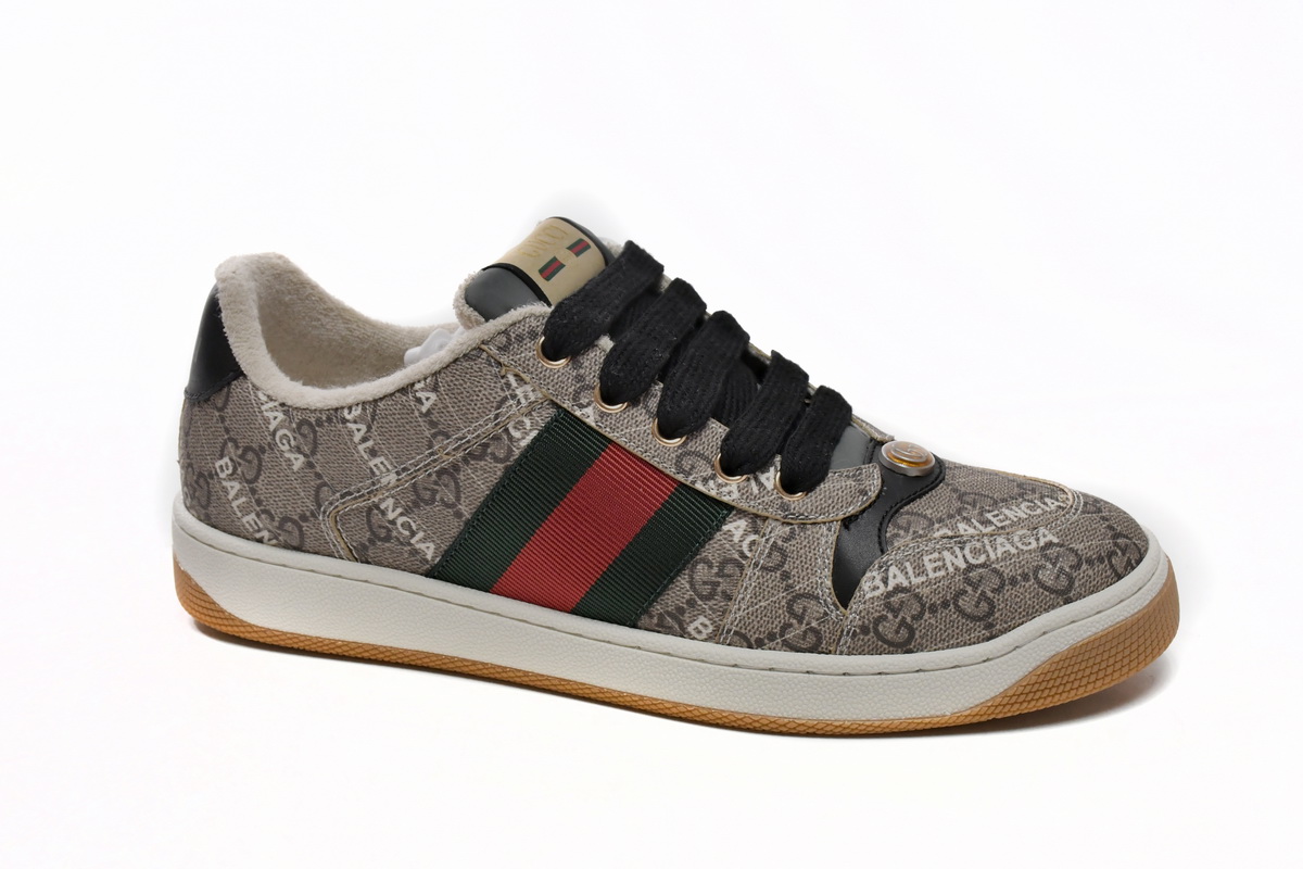 Cocosneakers Balenciaga x Gucci Screener GG Black Red 674530 9SFR8 - Limited Edition Sneakers Cocosneakers Balenciaga x Gucci Screener GG Black Red 674530 9SFR8 - Limited Edition Sneakers