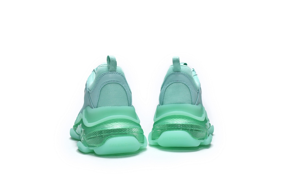 Balenciaga Triple S 'Clear Sole - Mint' 544351 W2GA1 Sneaker - Limited Edition