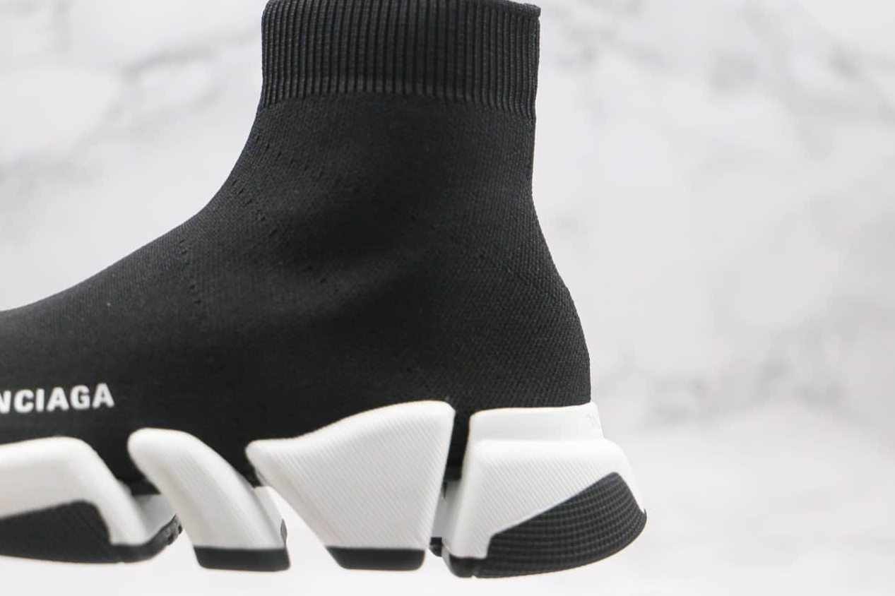 Balenciaga Speed 2.0 Sports Shoes - Black/White, 617196W2DB21015