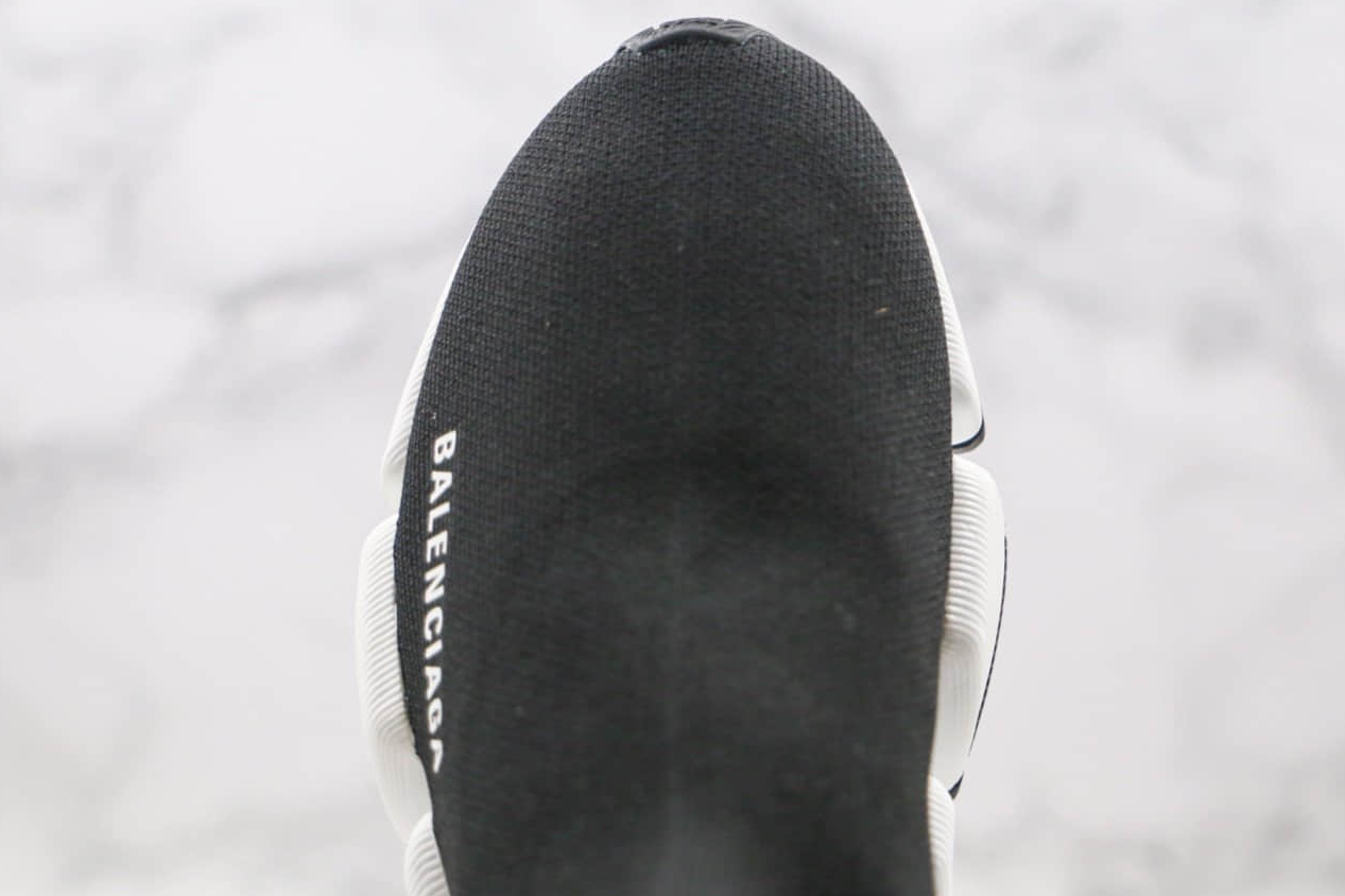 Balenciaga Speed 2.0 Sports Shoes - Black/White, 617196W2DB21015