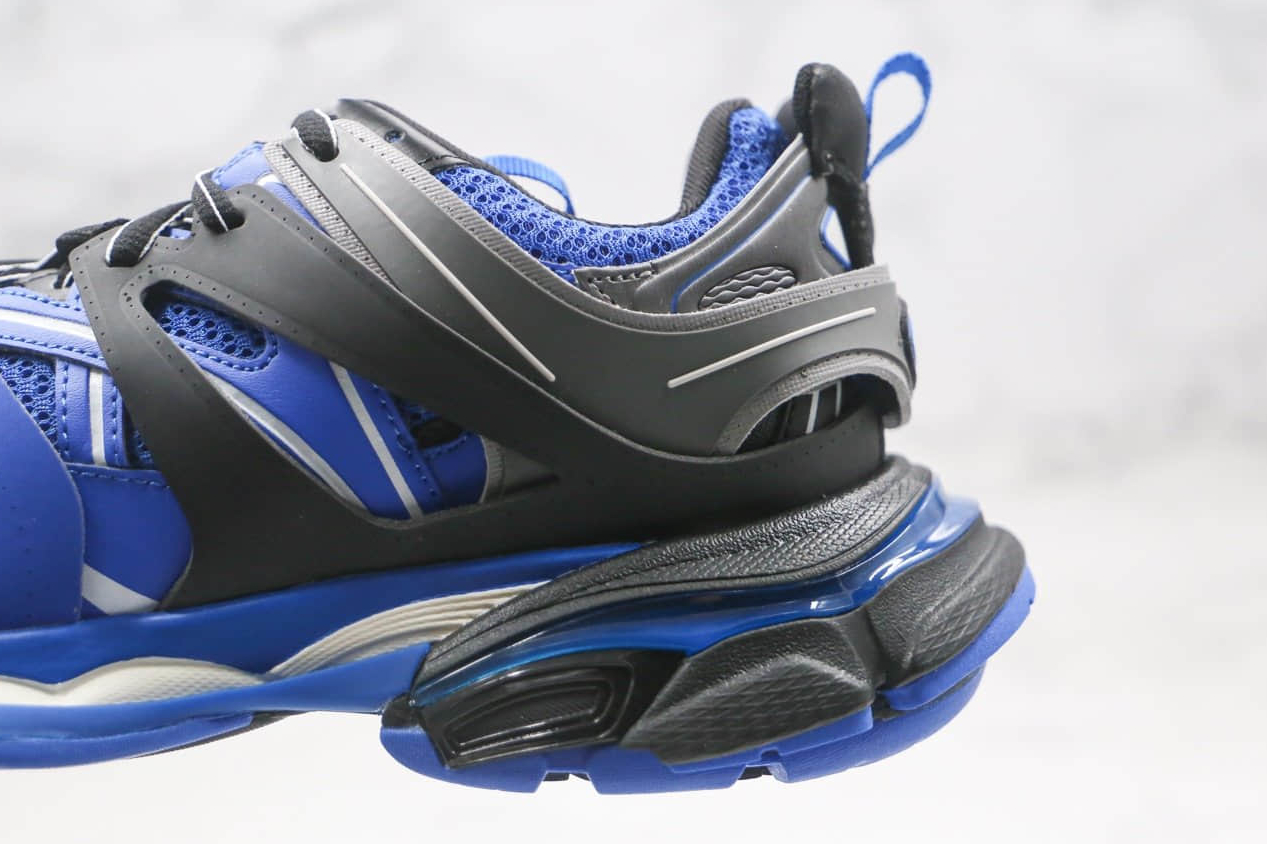 Balenciaga Track Black Blue 542023 W1GC1 4010 - Sleek and Stylish Footwear