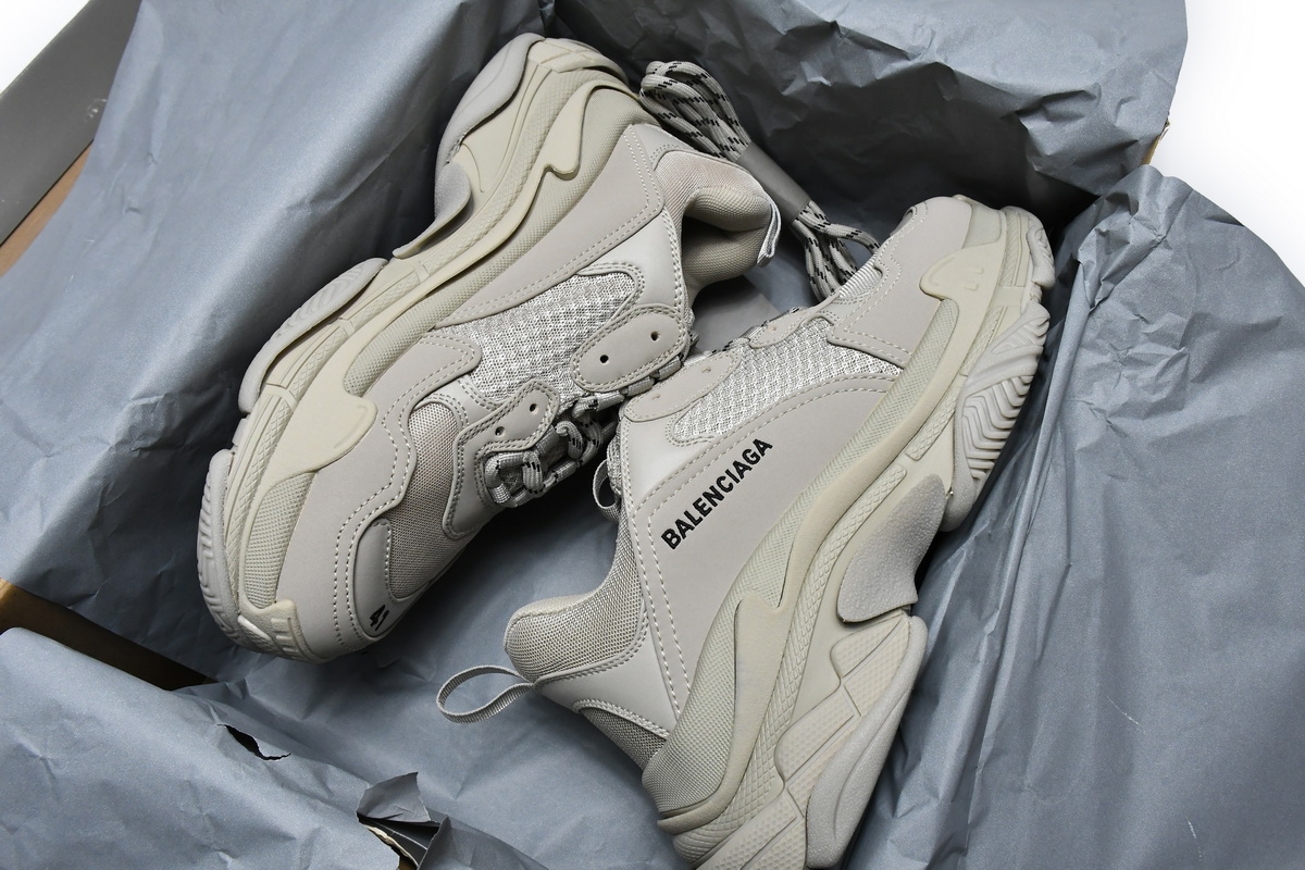 Balenciaga Triple S Rice Ash 534737 W2FW1 9700 | Shop Now! Balenciaga Triple S Rice Ash 534737 W2FW1 9700 | Shop Now!