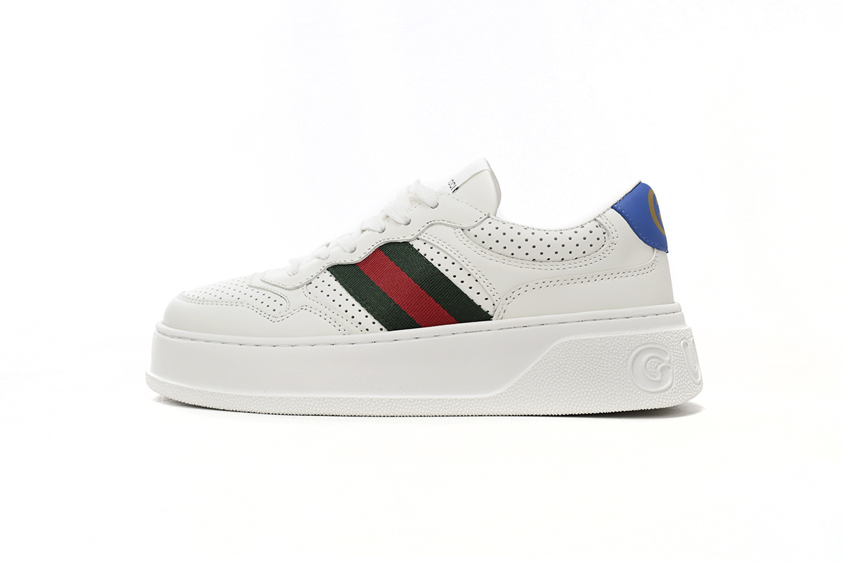 Gucci Chunky GG Web Sneaker White Blue 669698 UPG10 9060 | Trendy and Stylish Footwear