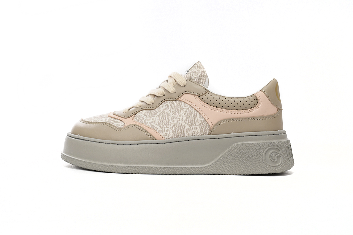 Gucci Oatmeal Light Pink GG Sneaker 700775 UPG90 9595 | Shop Now