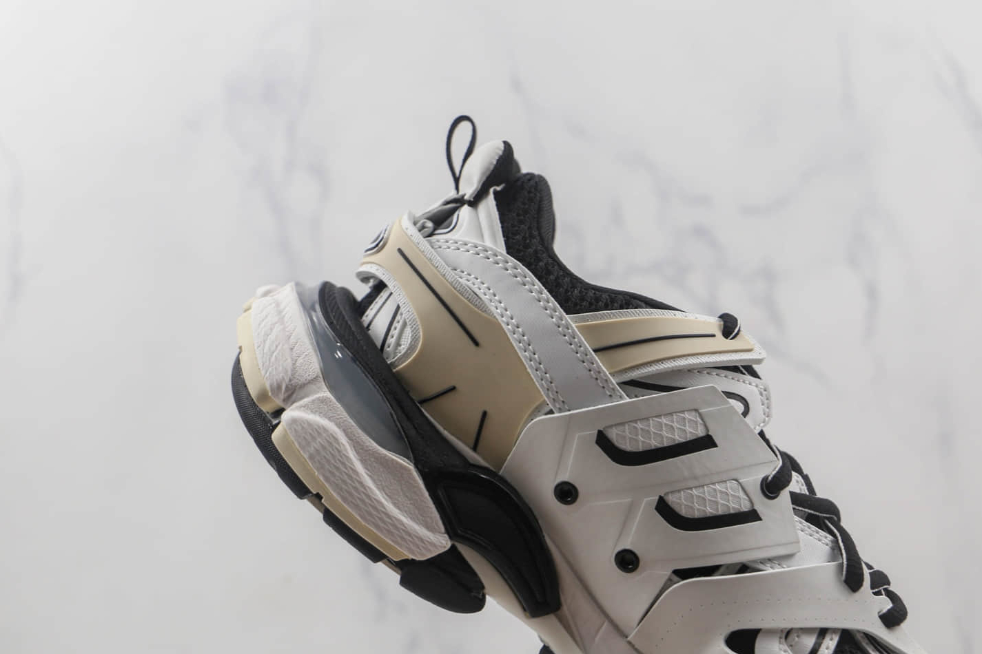 Balenciaga Track Sneaker 'White Black' 542023W1GC49010 | Stylish Footwear for Fashion Enthusiasts