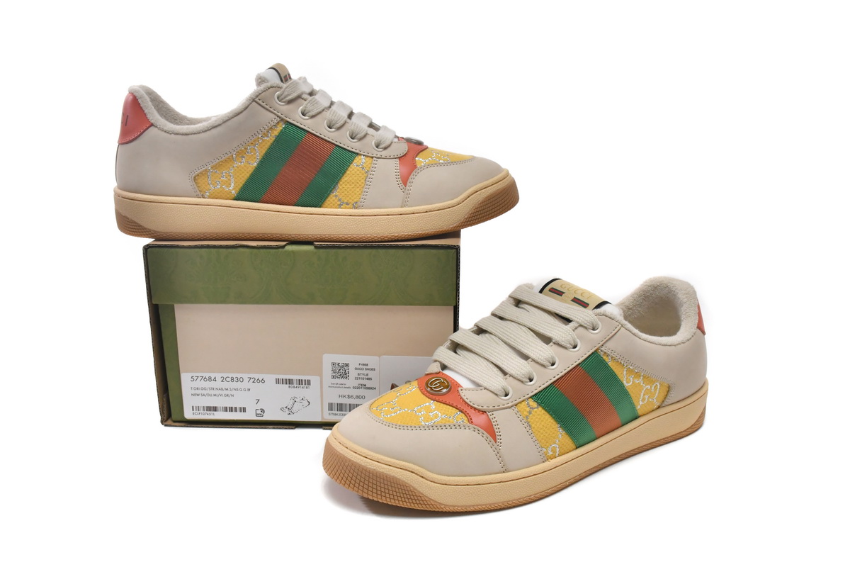 Gucci Screener 'Multi-Color' 577684 2C830 7266 - Stylish and Vibrant Sneakers