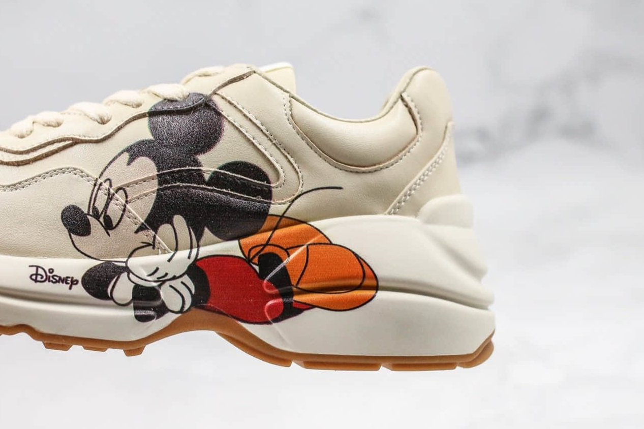 Gucci Rhyton X Disney Vintage Trainer Sneaker Mickey Mouse – Iconic Collaboration!