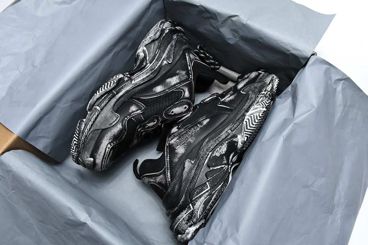 Balenciaga Triple S Faded Black Sneaker - 524039 WN3 1000 | Shop Now! Balenciaga Triple S Faded Black Sneaker - 524039 WN3 1000 | Shop Now!