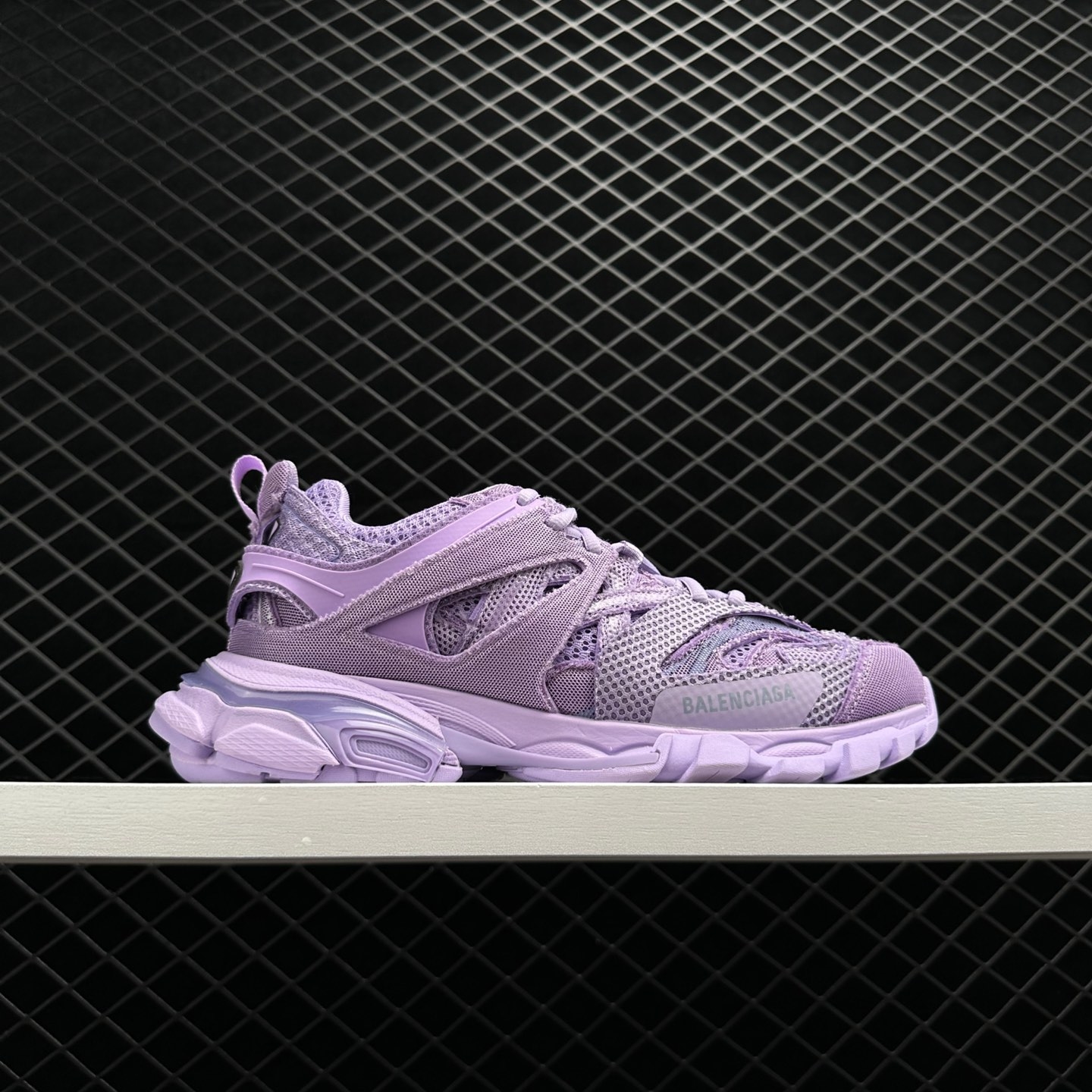 Balenciaga Track Purple Mesh Low-Top Sneakers | Premium Fashion Footwear