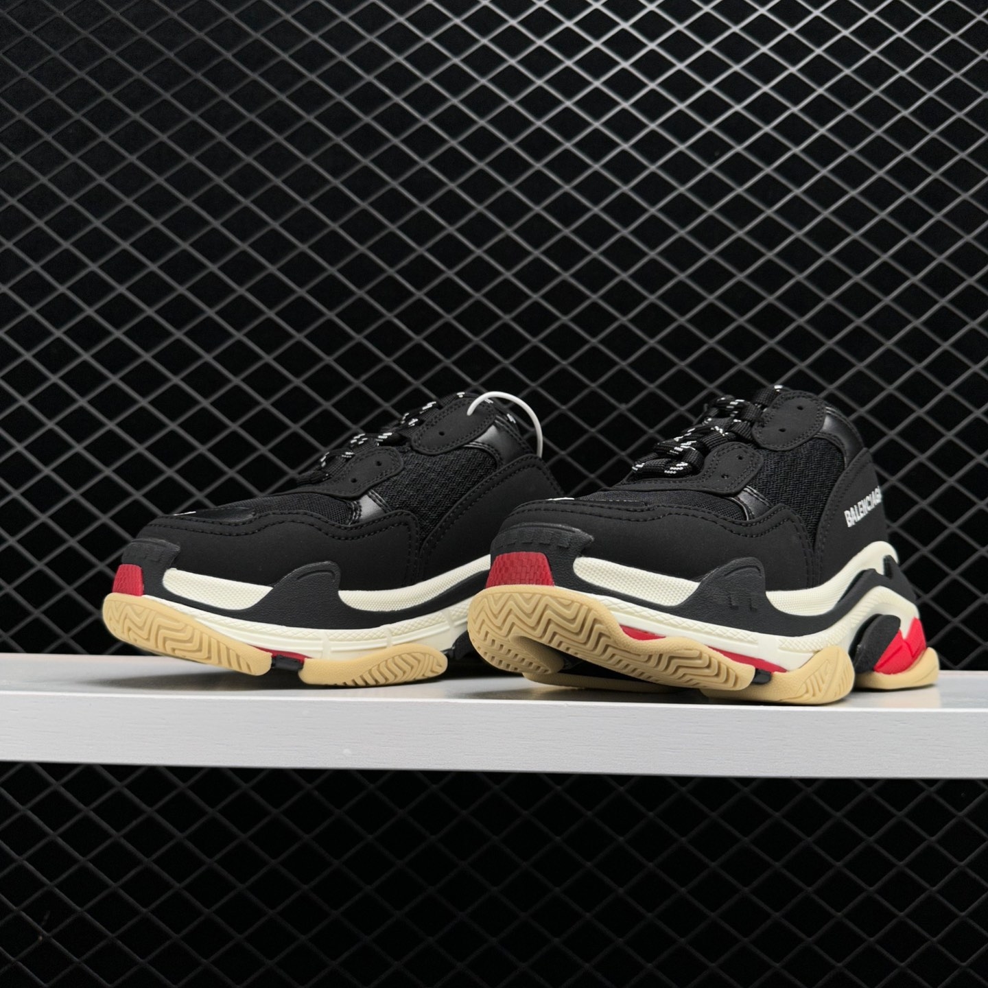 Balenciaga Triple S Black White Red 2018 Reissue 524037W09O11000 | Limited Edition Sneakers