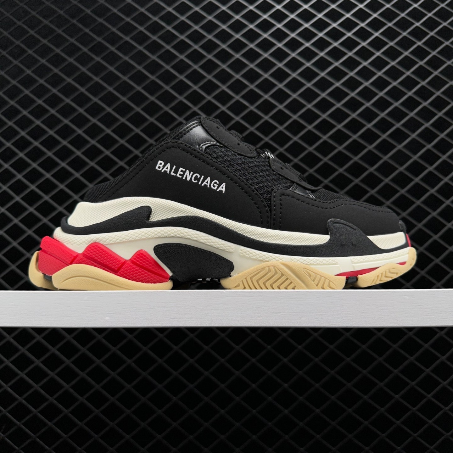 Balenciaga Triple S Black White Red 2018 Reissue 524037W09O11000 | Limited Edition Sneakers