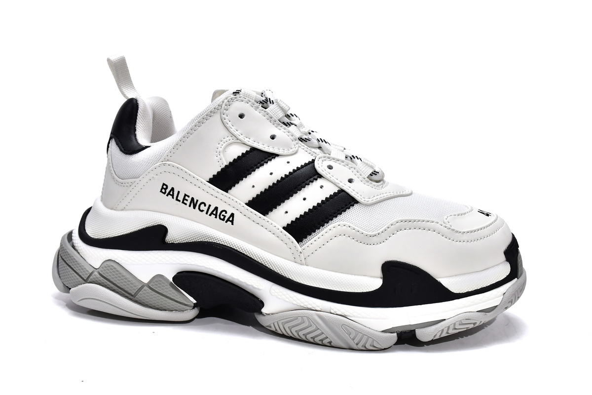 Adidas x Balenciaga Triple S Sneaker 'White' 710021 W2ZB1 9112 - Premium Collaboration Footwear