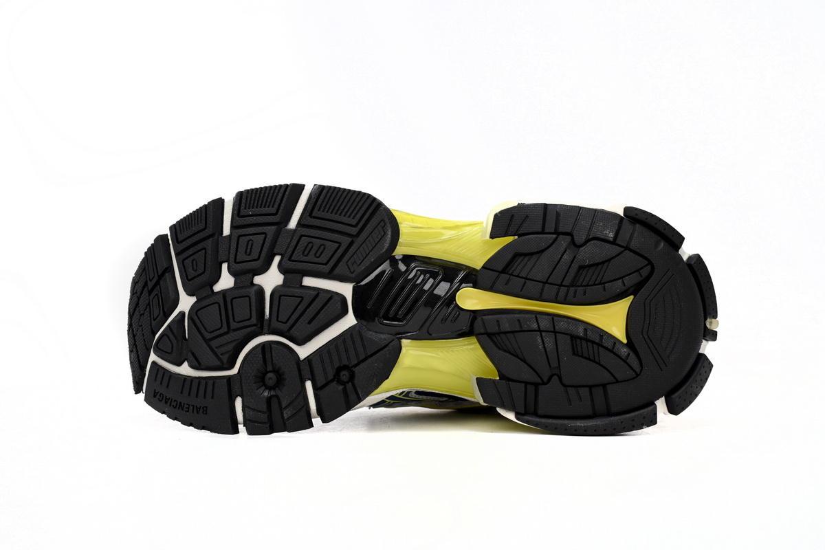 Balenciaga Runner White Blue Yellow Grey Black 677403W3RB59174 - Stylish and Versatile Footwear