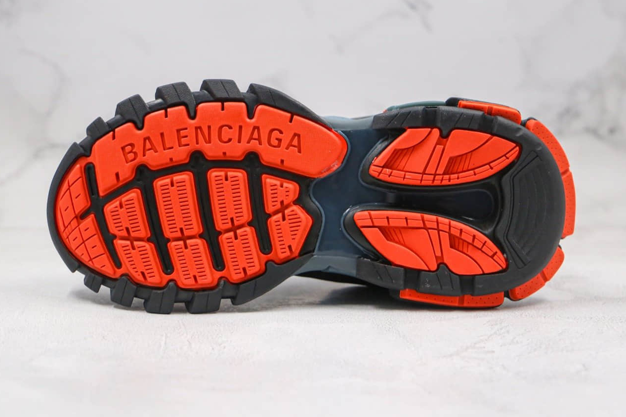 Balenciaga Track Trainer 'Dark Grey Orange' - 542023W1GC11240 | Top Designer Sneakers