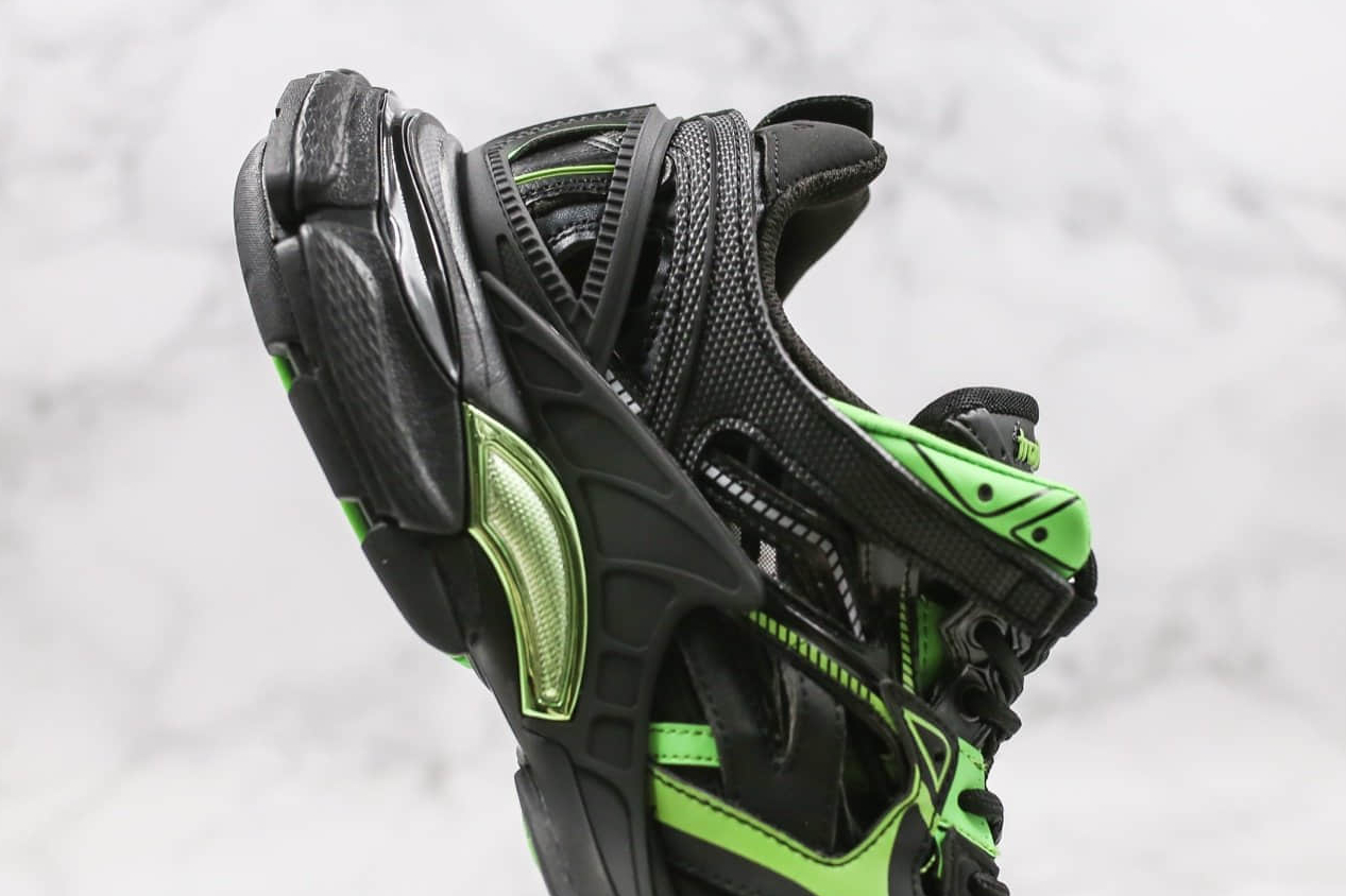 Balenciaga Track.2 Trainer 'Black Green' 568614W2GN31086 - Top Fashion Footwear