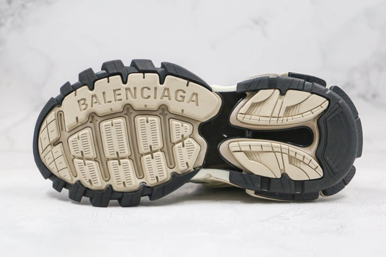 Balenciaga Track.2 Sneaker 'Beige Black' - Trendy High-Performance Footwear