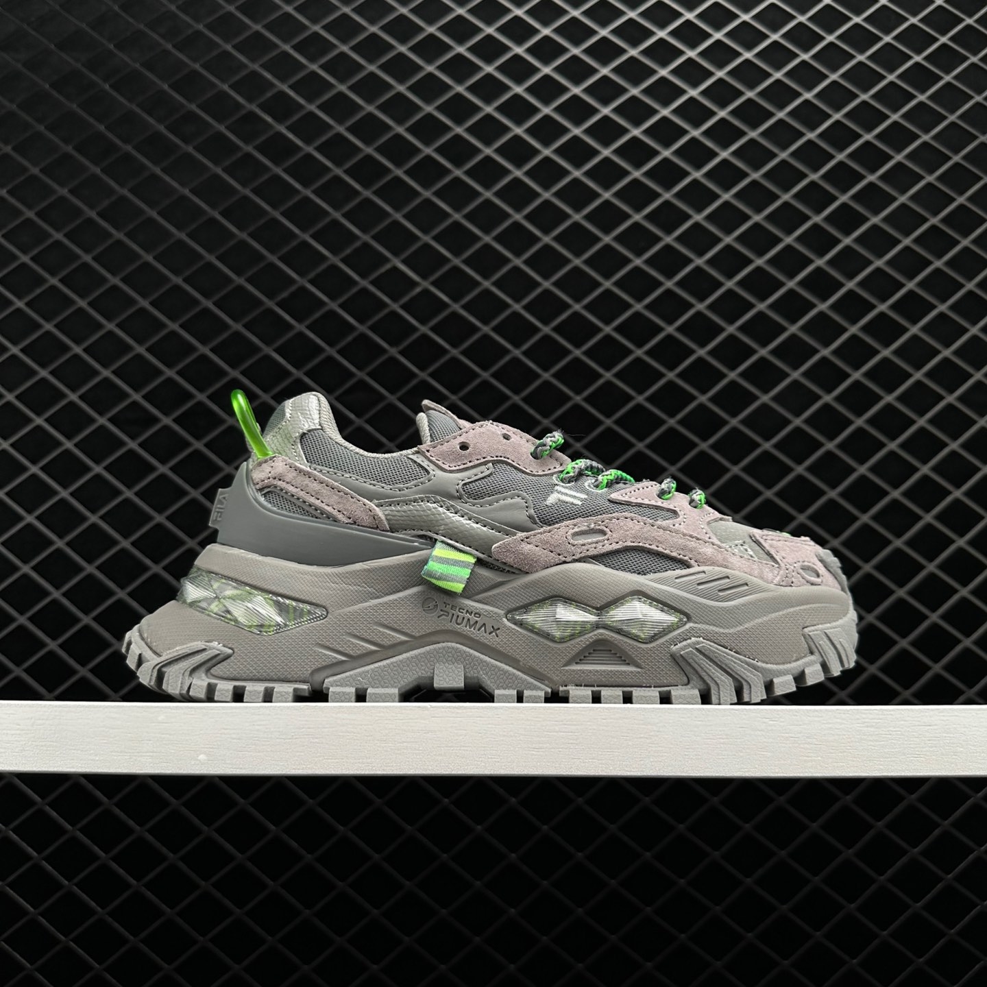 Fila Fusion Bianco Gray Shoes - Sleek and Stylish Footwear