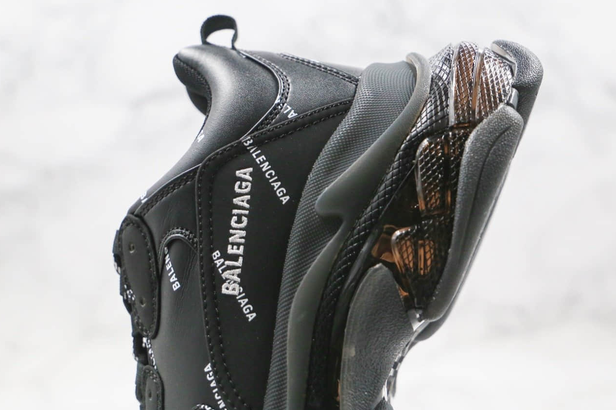 Balenciaga Triple S Sneaker 'Allover Logo - Black' 536737W2FA21081 - Buy Now at [Website Name]