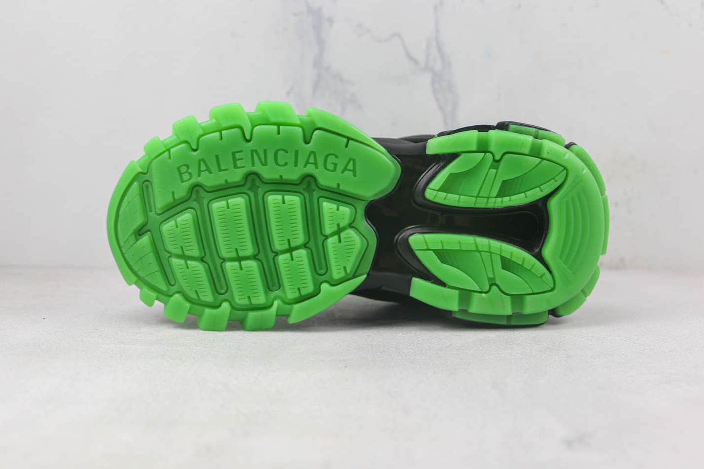 Balenciaga Track Trainer Black Green - Sleek and Stylish Athletic Footwear