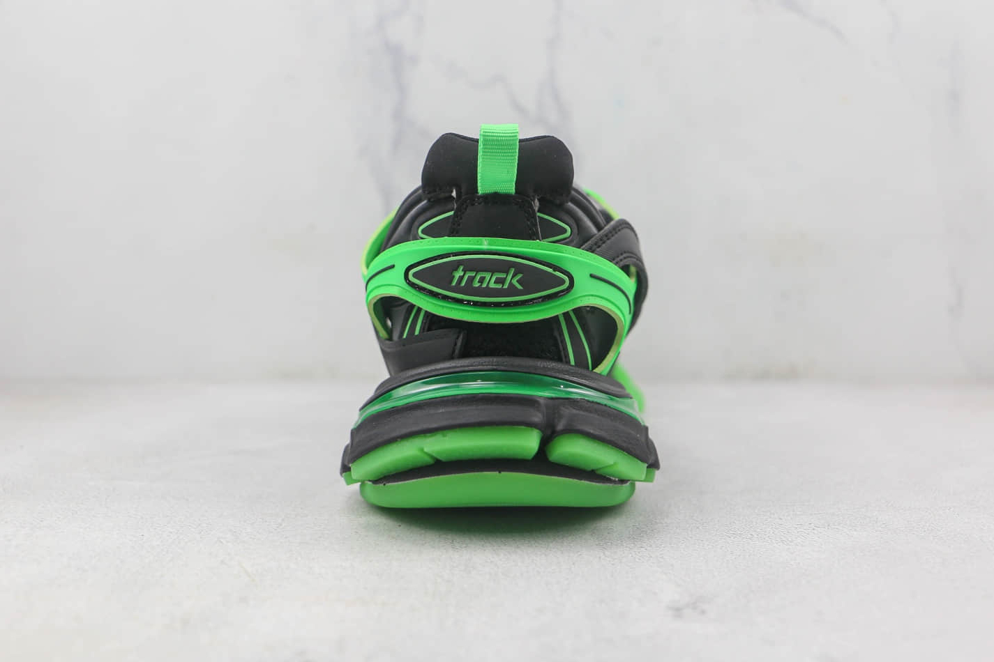 Balenciaga Track Trainer Black Green - Sleek and Stylish Athletic Footwear
