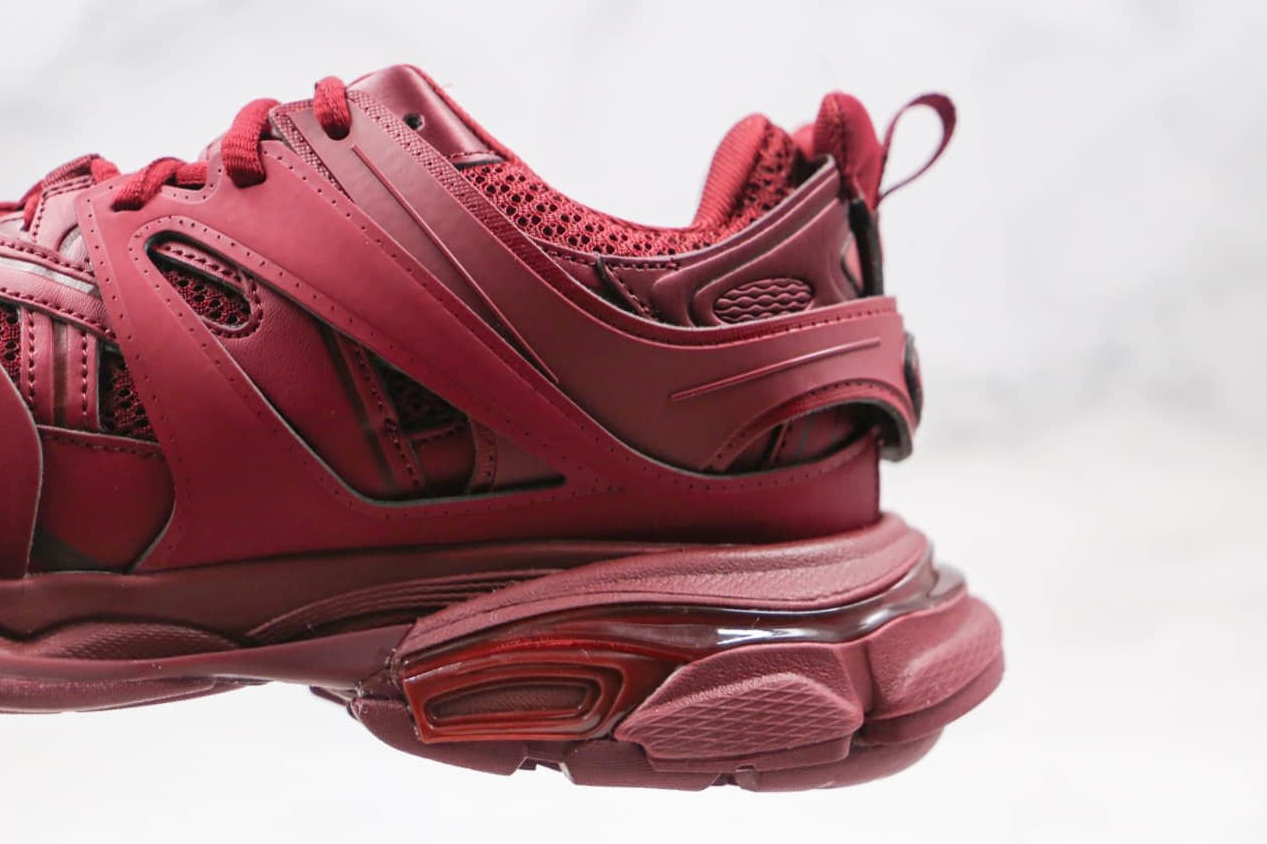 Balenciaga Track Nylon Net Sneakers Red 542023W2LA15504 - Bold and Stylish Footwear for a Fashion-Forward Look!