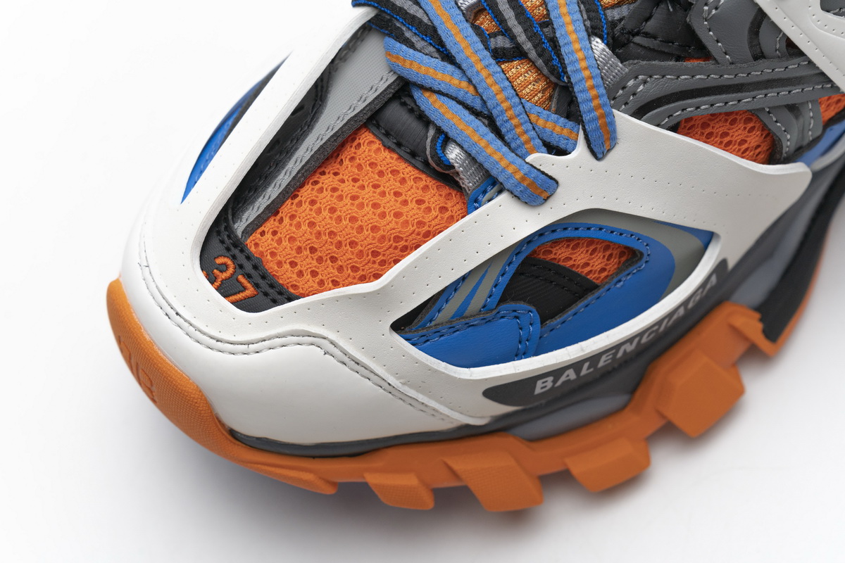 Balenciaga Wmns Track Trainer 'Orange Blue' 542436 W1GB7 7580 - Stylish and Versatile Sneakers